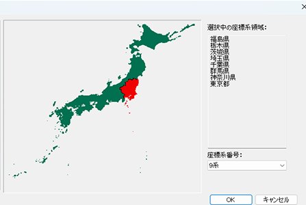 地理院地図データを表示しているモニターのイメージ画像