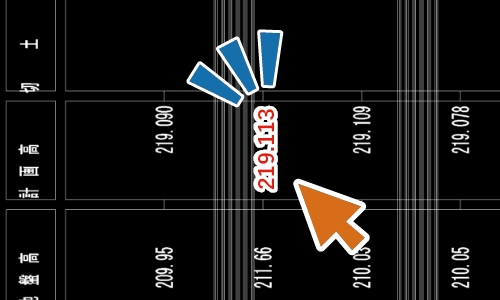 図面から任意の情報をクリックで取得する時のイメージ